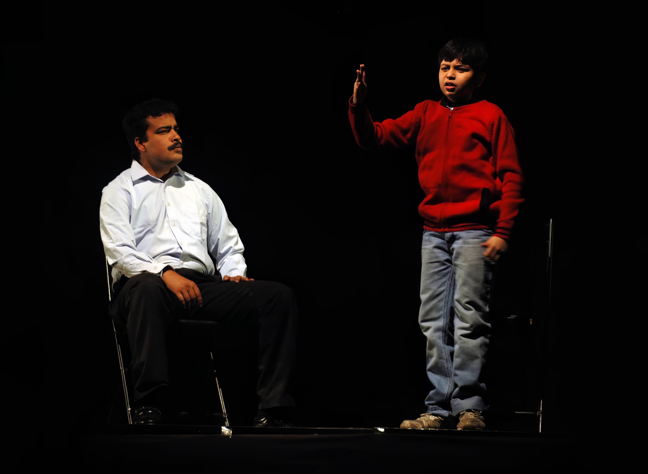 Abhigyan Guha acted in the theatre Fingerprints 26/11 based on terrorist attck on Mumbai.